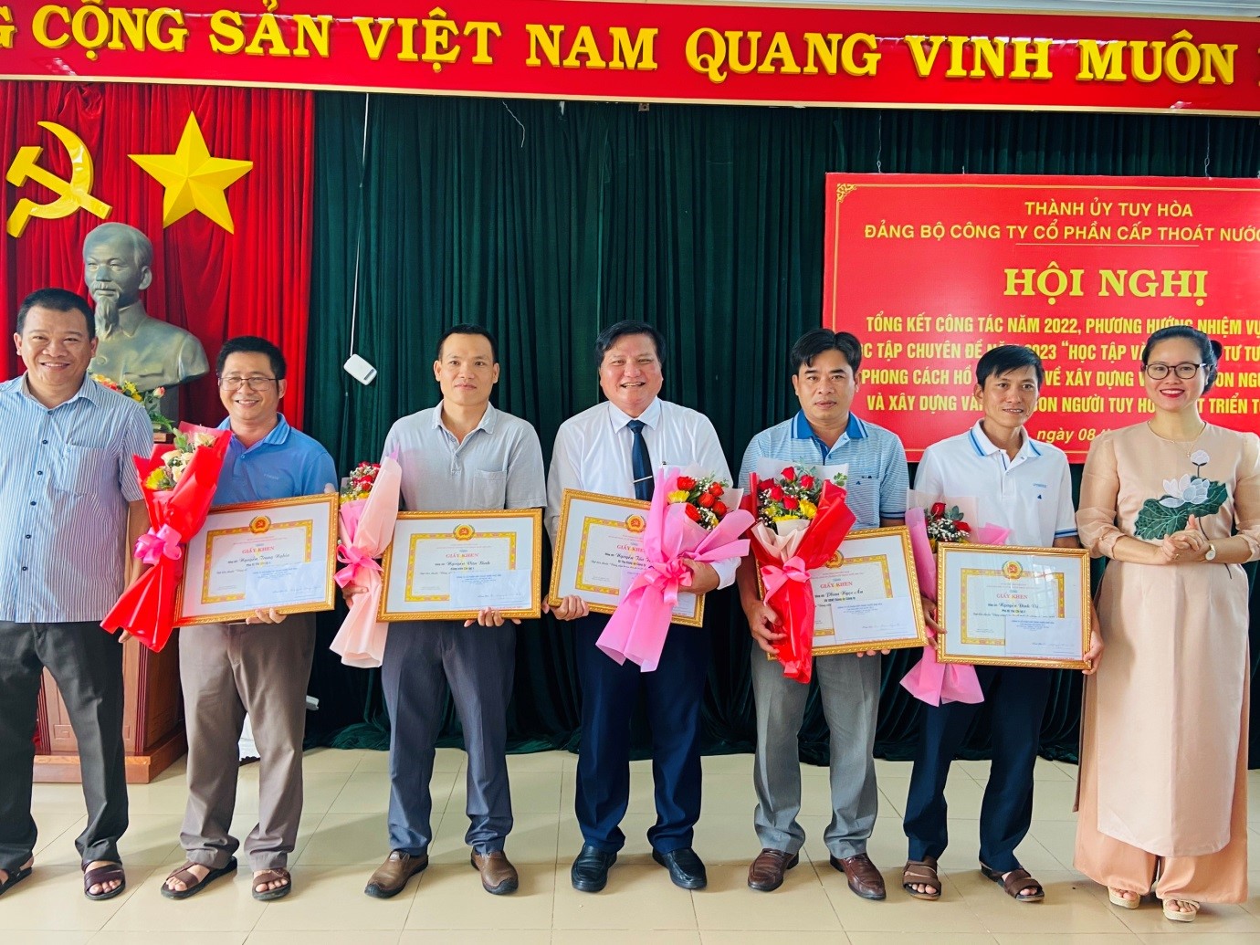 Đảng bộ Công ty CP Cấp thoát nước Phú Yên tổ chức Hội nghị Tổng kết năm 2022