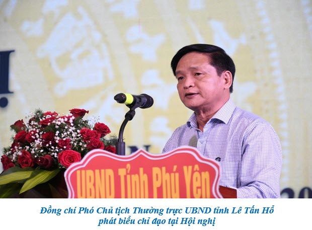 Đồng chí Phó Chủ tịch Thường trực UBND tỉnh Lê Tấn Hổ  phát biểu chỉ đạo tại Hội nghị